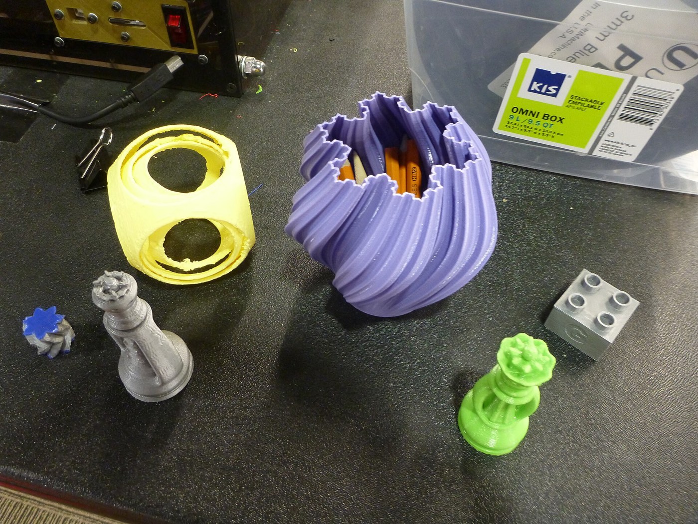 Objets réalisés en impression 3D